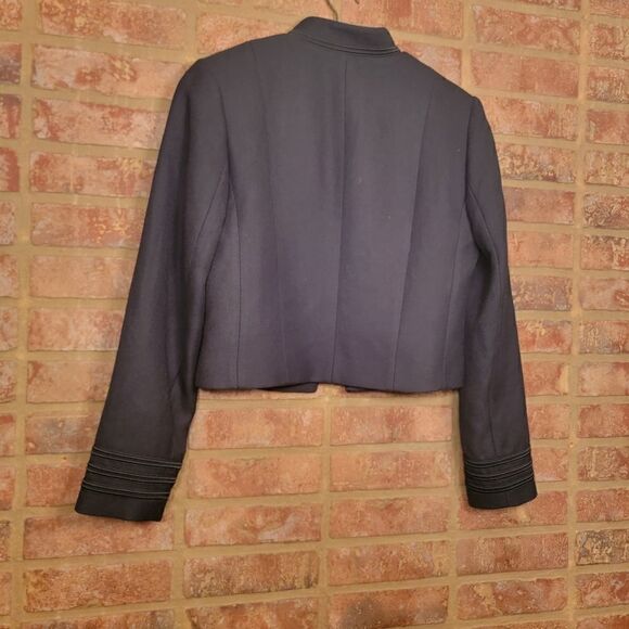 Express Sequin Embellished Military Jacket black size small NWOT - Picture 8 of 11